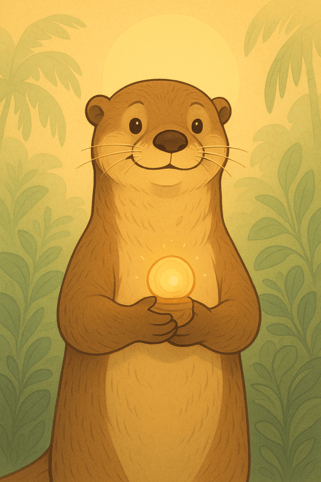 cH(,)MA the Otter, a friendly guide character.