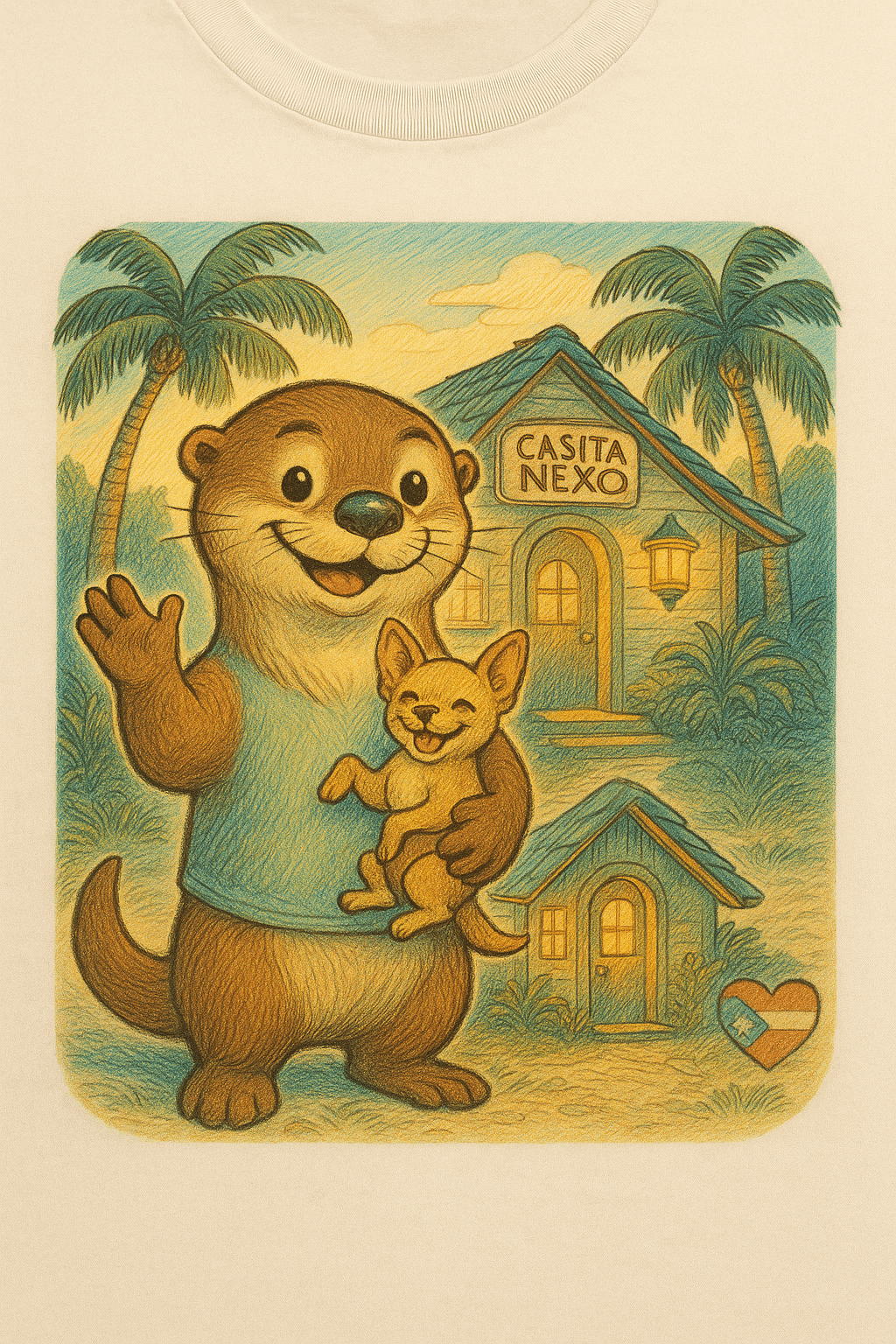 Casita Nexo t-shirt mockup.