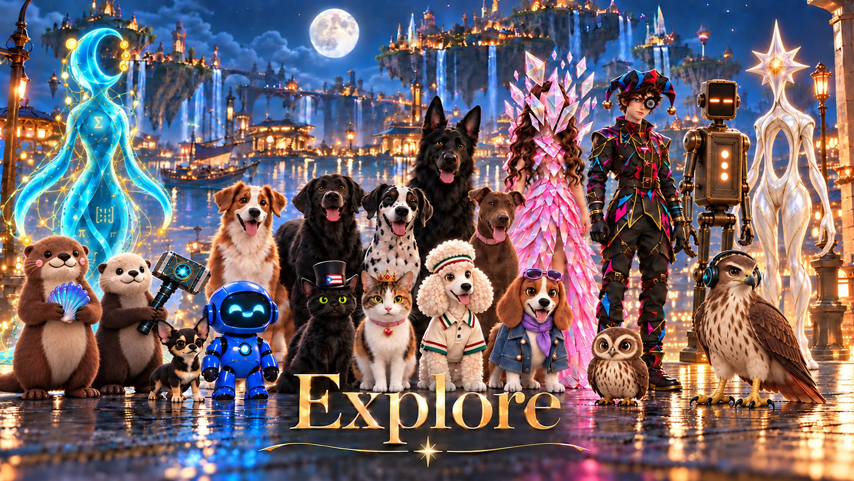 cH.ORG ensemble in an Explore scene